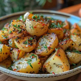 Imagem da notícia Delícias da Terra: Batatas Assadas Perfumadas com Alho e Alecrim